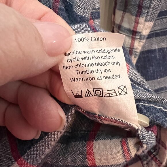 Ladies J Crew Long Sleeved Pull Over Shirt‎ Size XS Petite LIghtweight Plaid - Picture 4 of 5